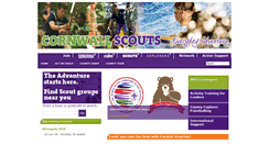 Desktop Screenshot of cornwallscouts.org.uk